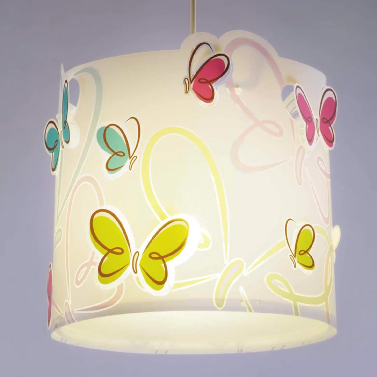 Lámpara colgante de estilo primaveral BUTTERFLY