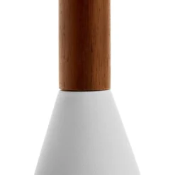 Lámpara colgante de metal Pure, blanco