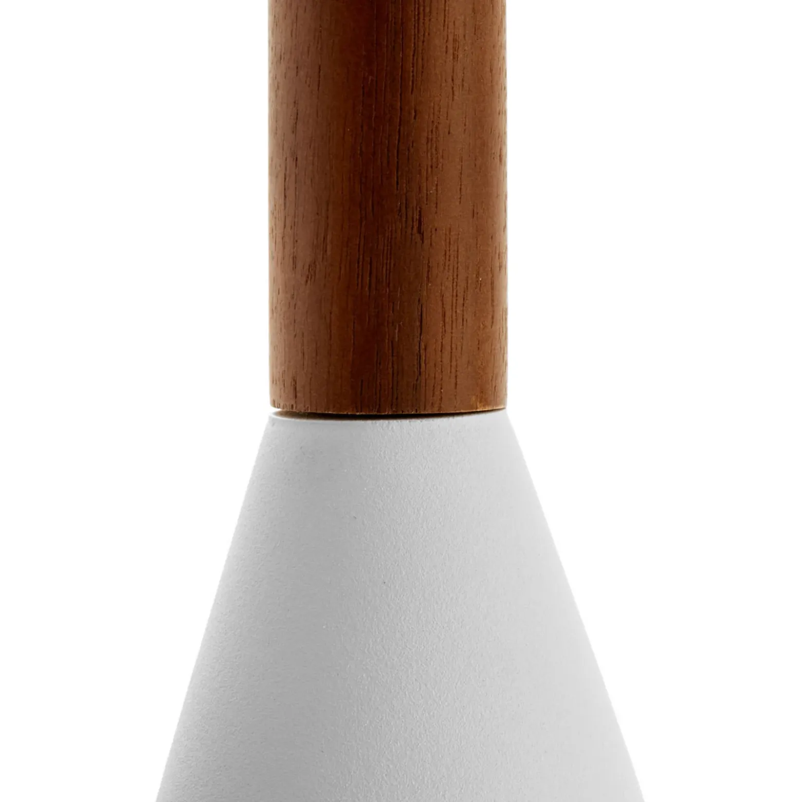 Lámpara colgante de metal Pure, blanco
