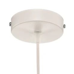 Lámpara colgante Devon, gris/blanco Ø45cm