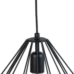Lámpara colgante Diamond, negro, metal, Ø 37 cm, E27