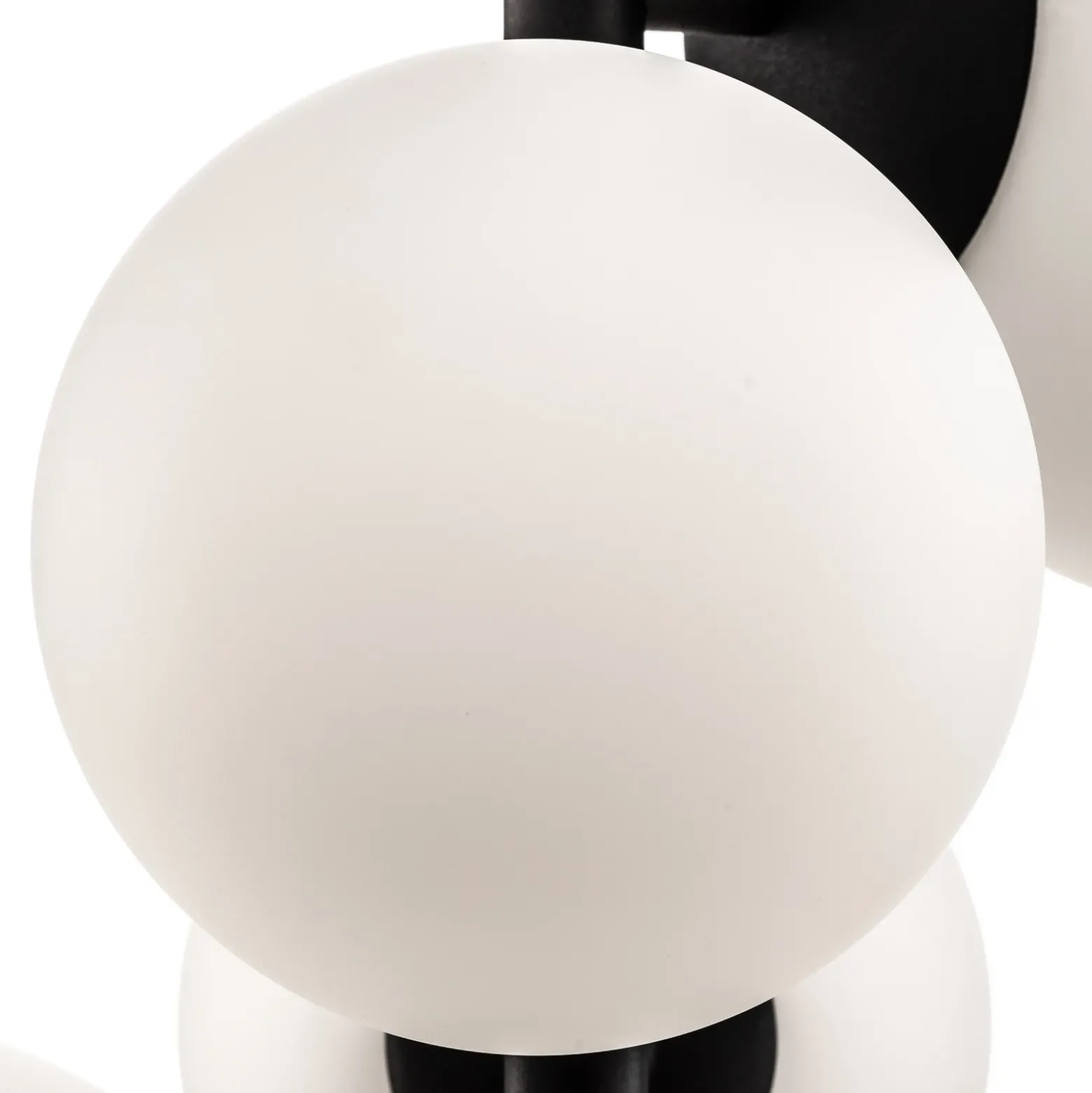 Lámpara colgante Dione, de 4 luces, negra