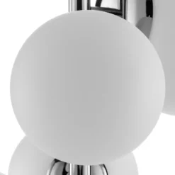 Lámpara colgante Dione, de 4 luces, cromada