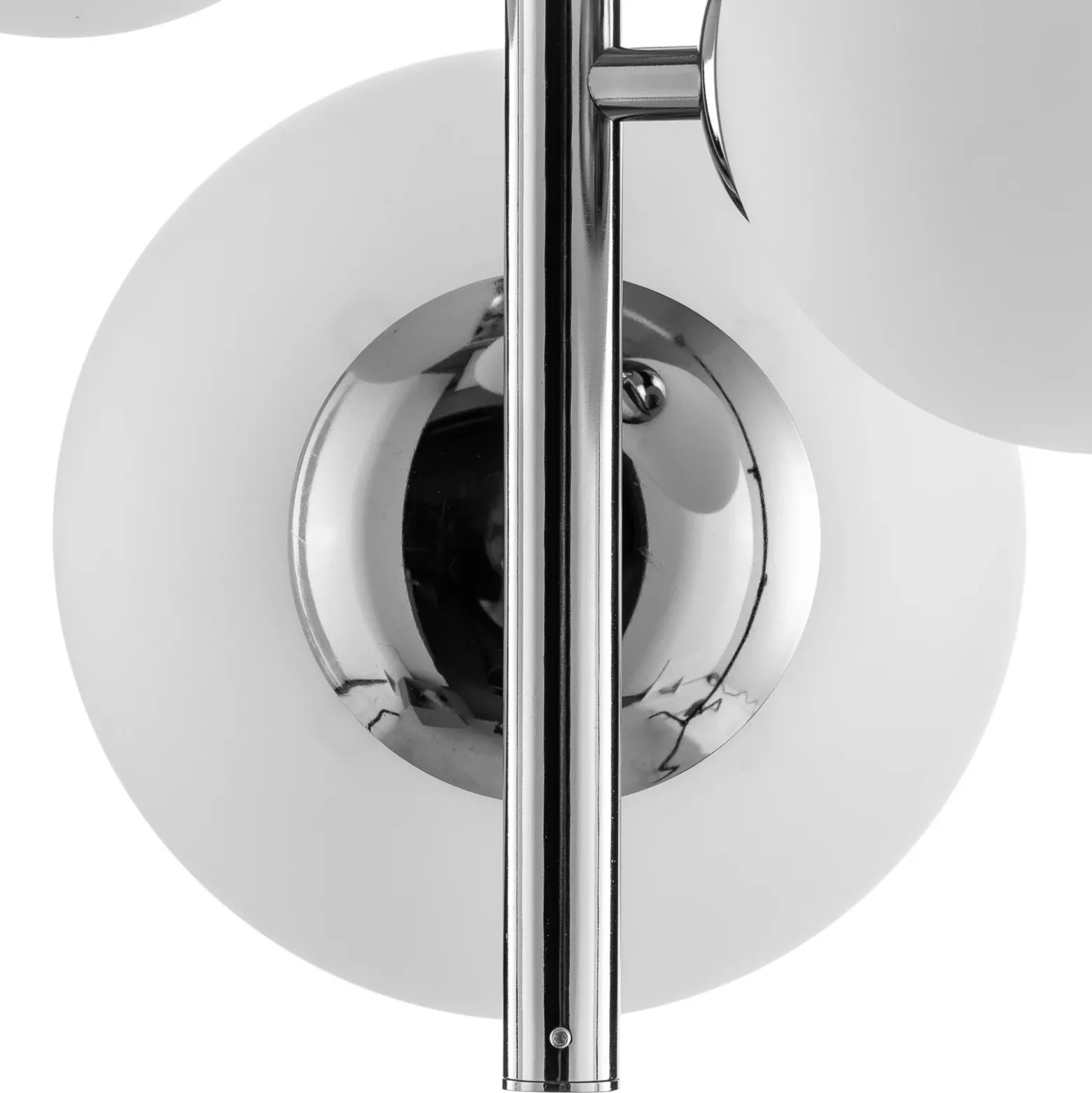 Lámpara colgante Dione, de 4 luces, cromada