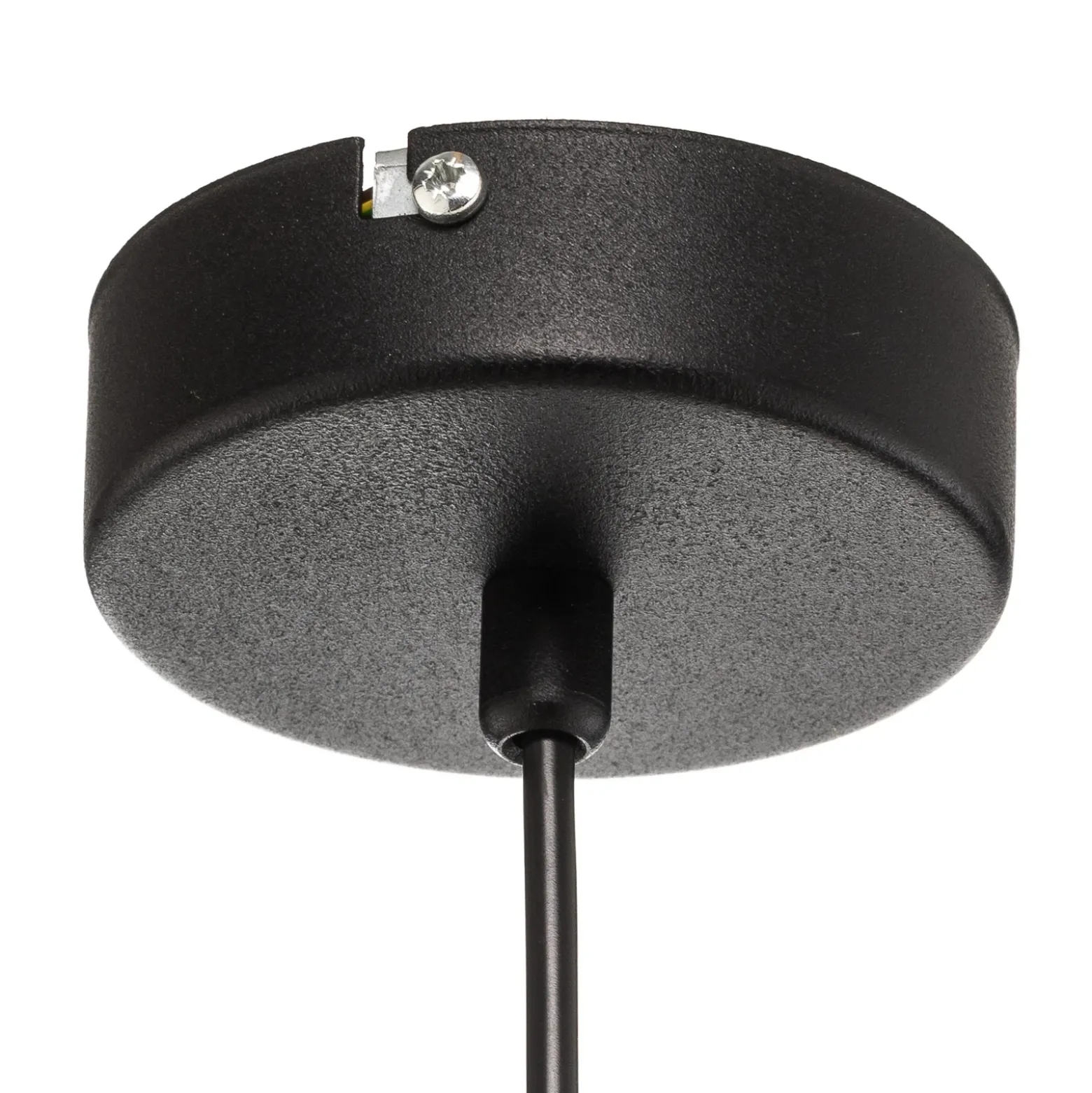 Lámpara colgante Dione, de 4 luces, negra