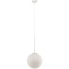 Lámpara colgante Dione, 1 luz, blanco, 30 cm