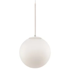 Lámpara colgante Dione, 1 luz, blanco, 30 cm