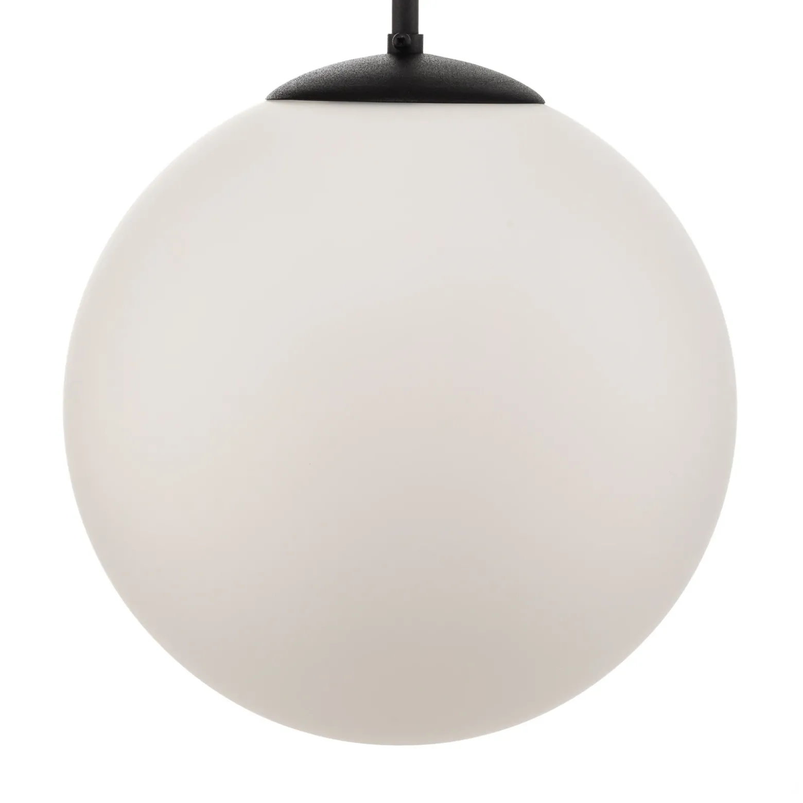 Lámpara colgante Dione, 1 luz, blanco/negro 30 cm