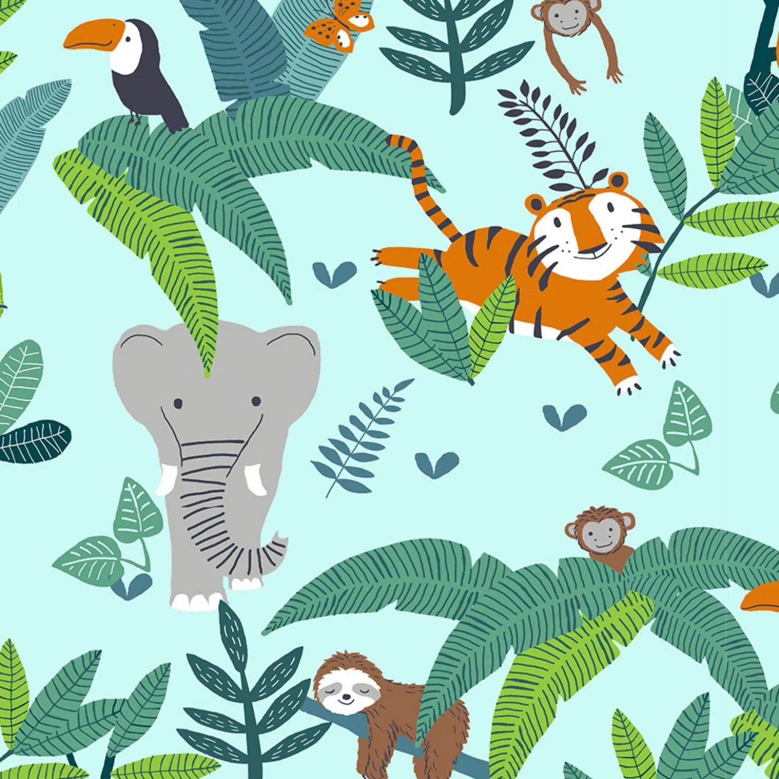 Lámpara colgante 4117002 diseño animales de selva