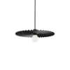 Lámpara colgante Doge_P, negra, metal, Ø 39 cm, E27