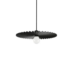 Lámpara colgante Doge_P, negra, metal, Ø 39 cm, E27
