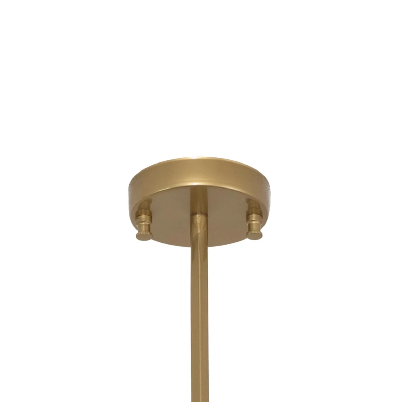 Lámpara colgante Dolunay, 43 cm de largo, 2 luces, color dorado, E27