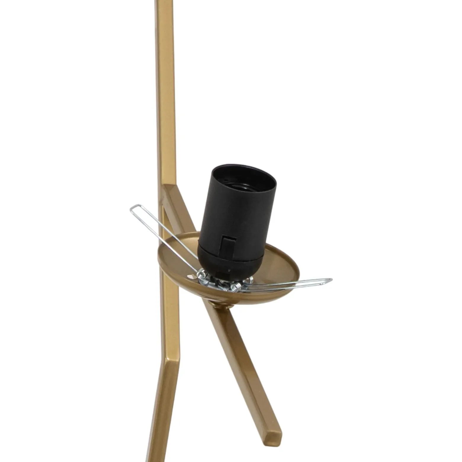 Lámpara colgante Dolunay, 43 cm de largo, 2 luces, color dorado, E27