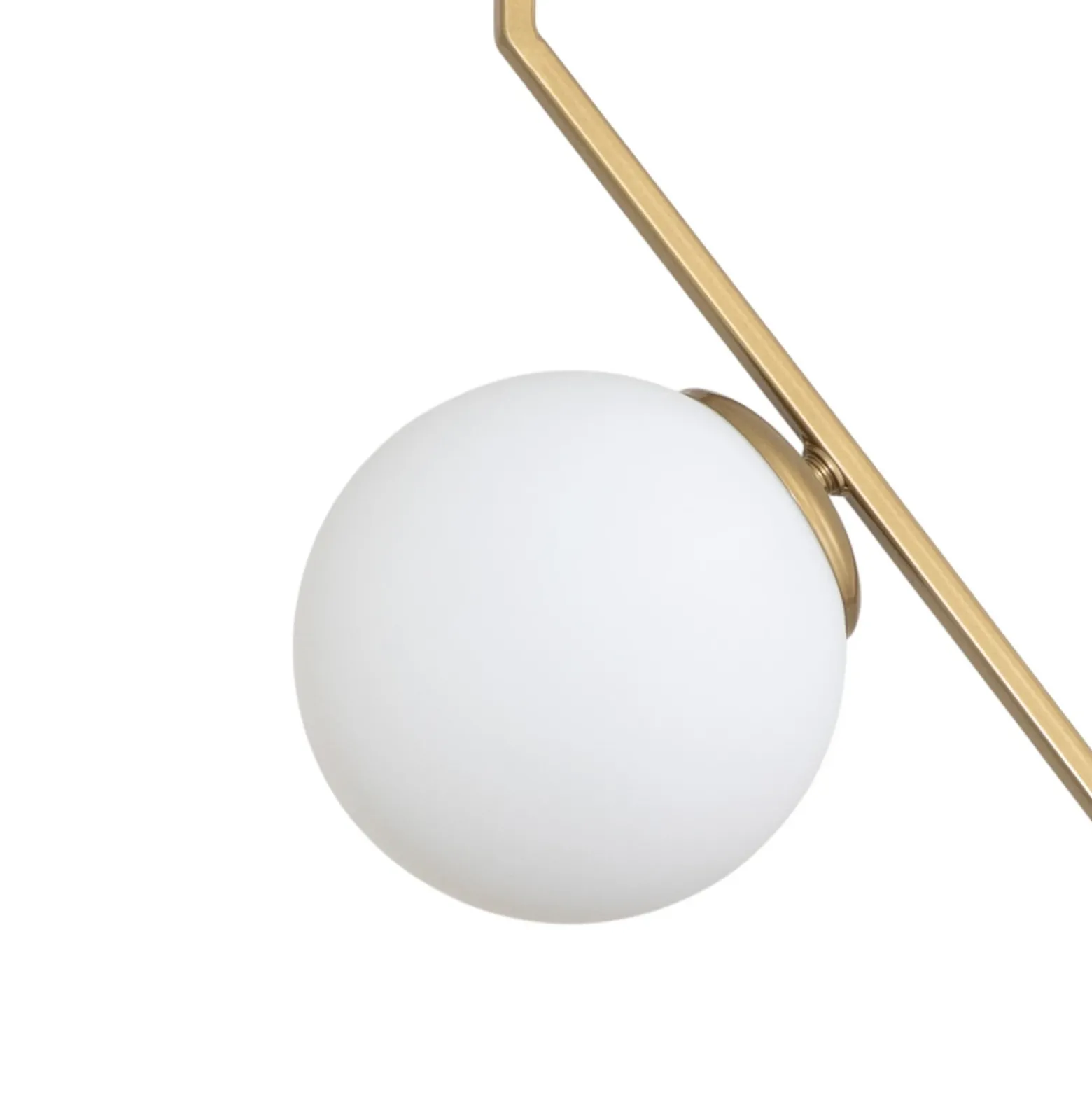 Lámpara colgante Dolunay, 25 cm de largo, color dorado, cristal, E27