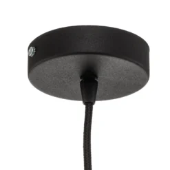 Lámpara colgante Dorina, verde/oro Ø 50cm