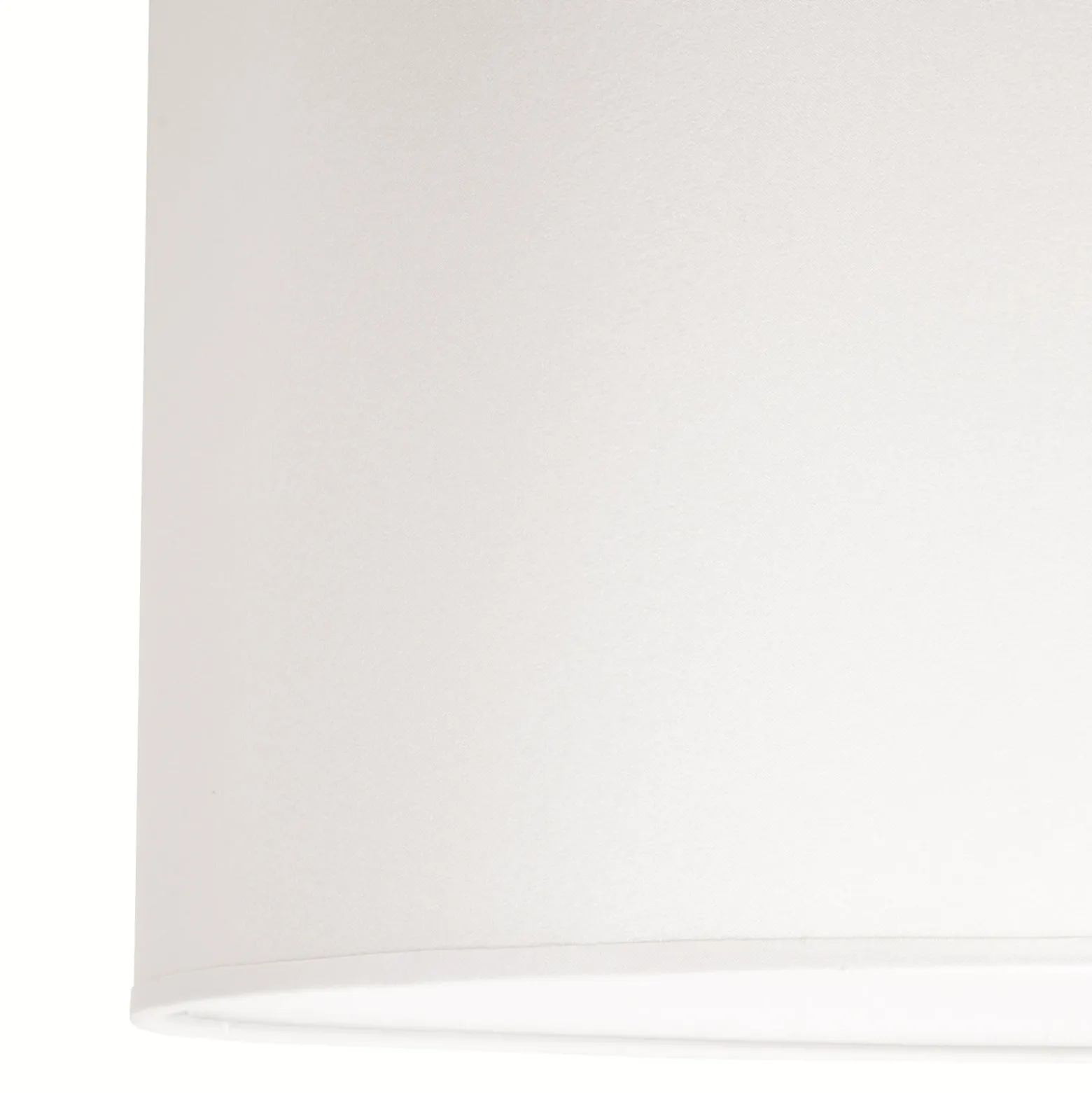 Lámpara colgante Dorset de textil, blanco