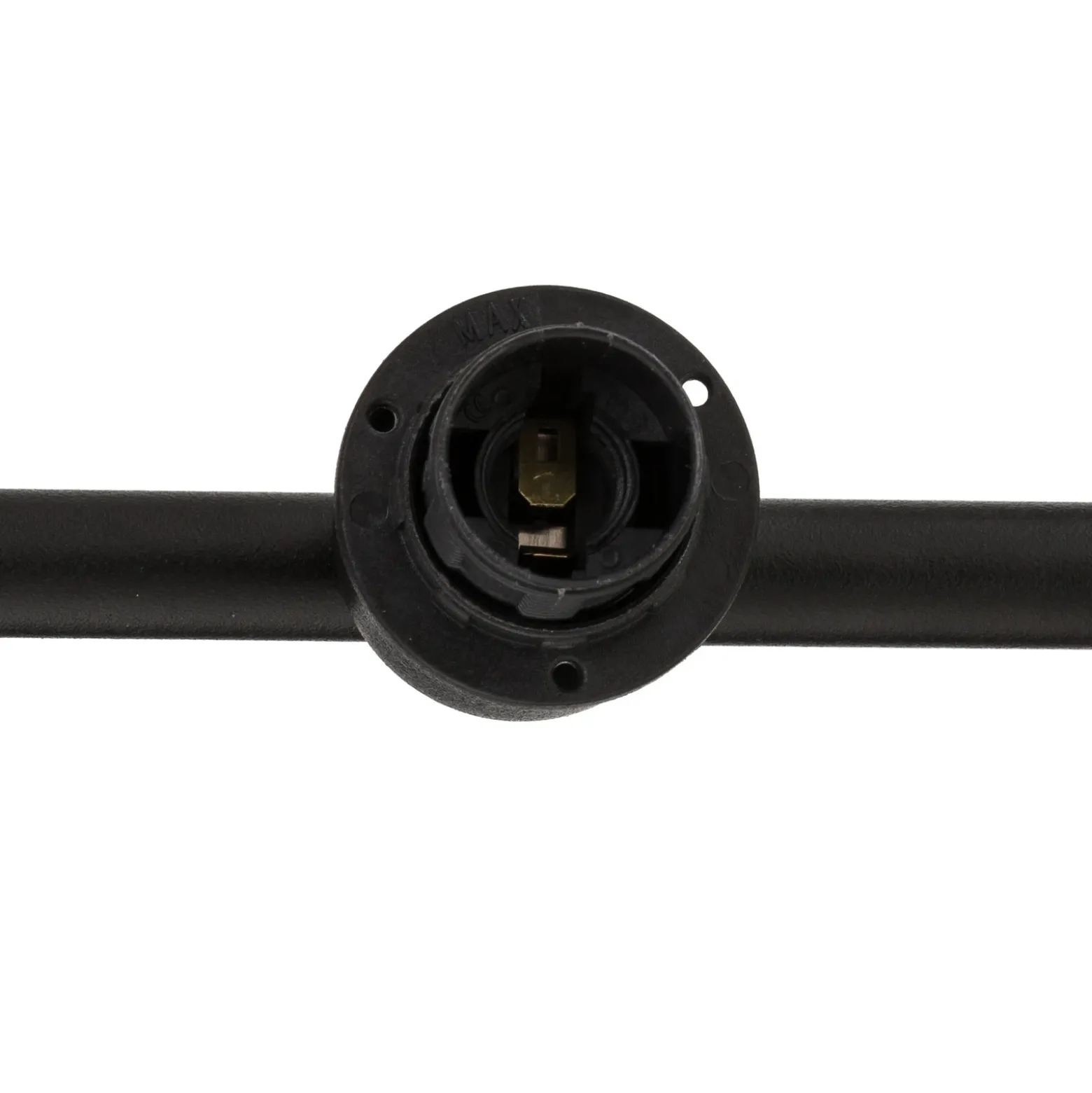 Lámpara colgante DRUMZ, marrón, longitud 100 cm, 6 luces, tejido, E14