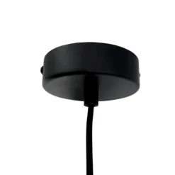 Lámpara colgante Dyberg Larsen Wum Ø 18,5 cm negro mate