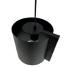 Lámpara colgante Dyberg Larsen Wum Ø 23 cm negro mate