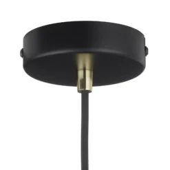 Lámpara colgante Eagle, negra, Ø 22 cm, metal
