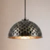 Lámpara colgante ECHO, latón envejecido, Ø 26 cm, metal, E27