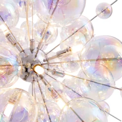 Lámpara colgante Explosion de cristal, 10 luces