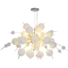 Lámpara colgante Explosion en blanco/cromo 98 cm