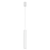 Lámpara colgante Eye, 1 luz, blanca, altura de la pantalla 40 cm