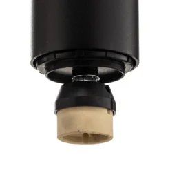 Lámpara colgante Eye, negro, 3 luces