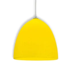 Lámpara colgante Fancy de silicona, amarillo
