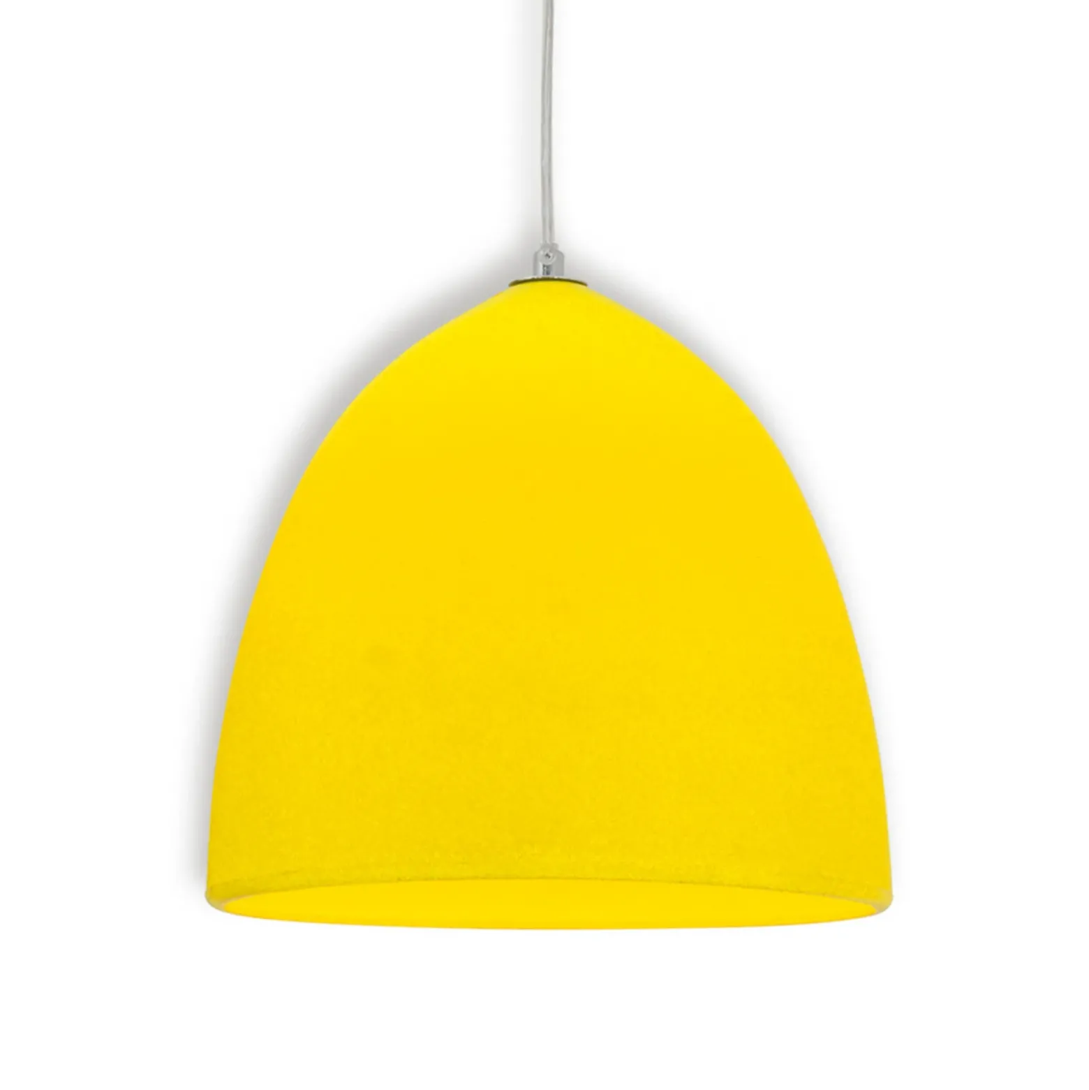 Lámpara colgante Fancy de silicona, amarillo
