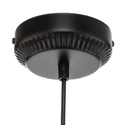 Lámpara colgante Felix, negro/oro antiguo, 1 luz
