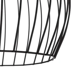 Lámpara colgante Fellini MR-756 1 luz Ø 38cm negro