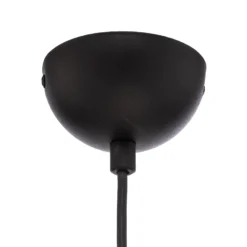 Lámpara colgante Fellini MR-756 1 luz Ø 38cm negro