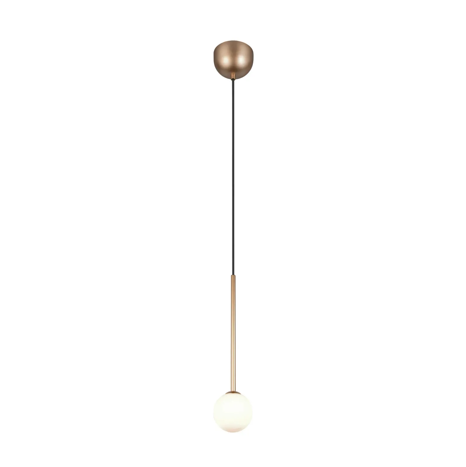 Lámpara colgante Firano, color dorado, Ø 12 cm, metal