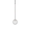 Lámpara colgante Firano, gris, Ø 12 cm, metal