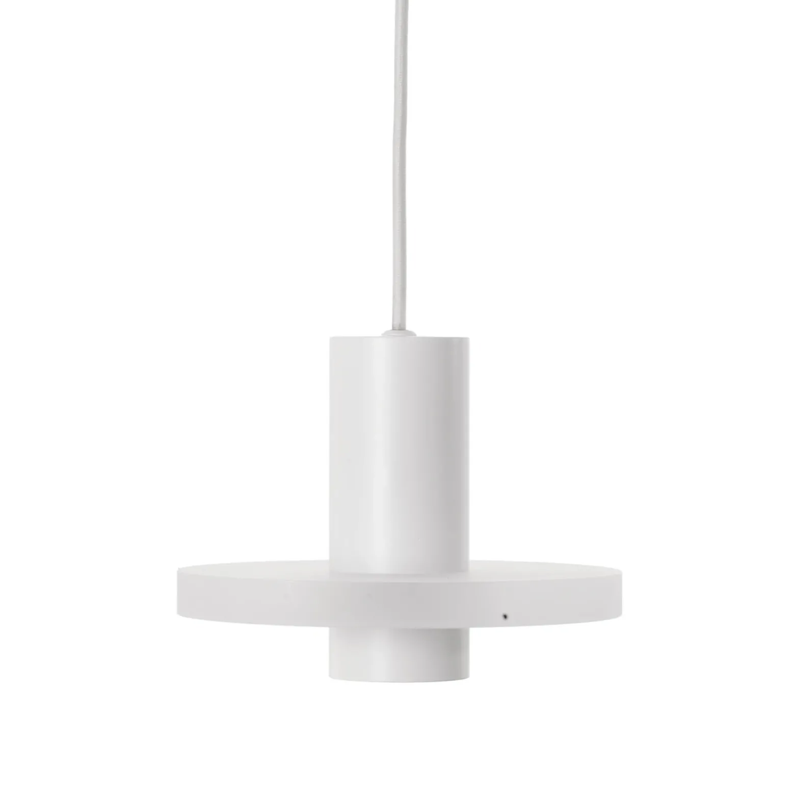 Lámpara colgante Flake de FRANDSEN, blanco mate, Ø 19 cm, enchufe