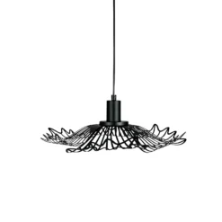 Lámpara colgante Flora de Dyberg Larsen, negro mate, Ø 40 cm, metal