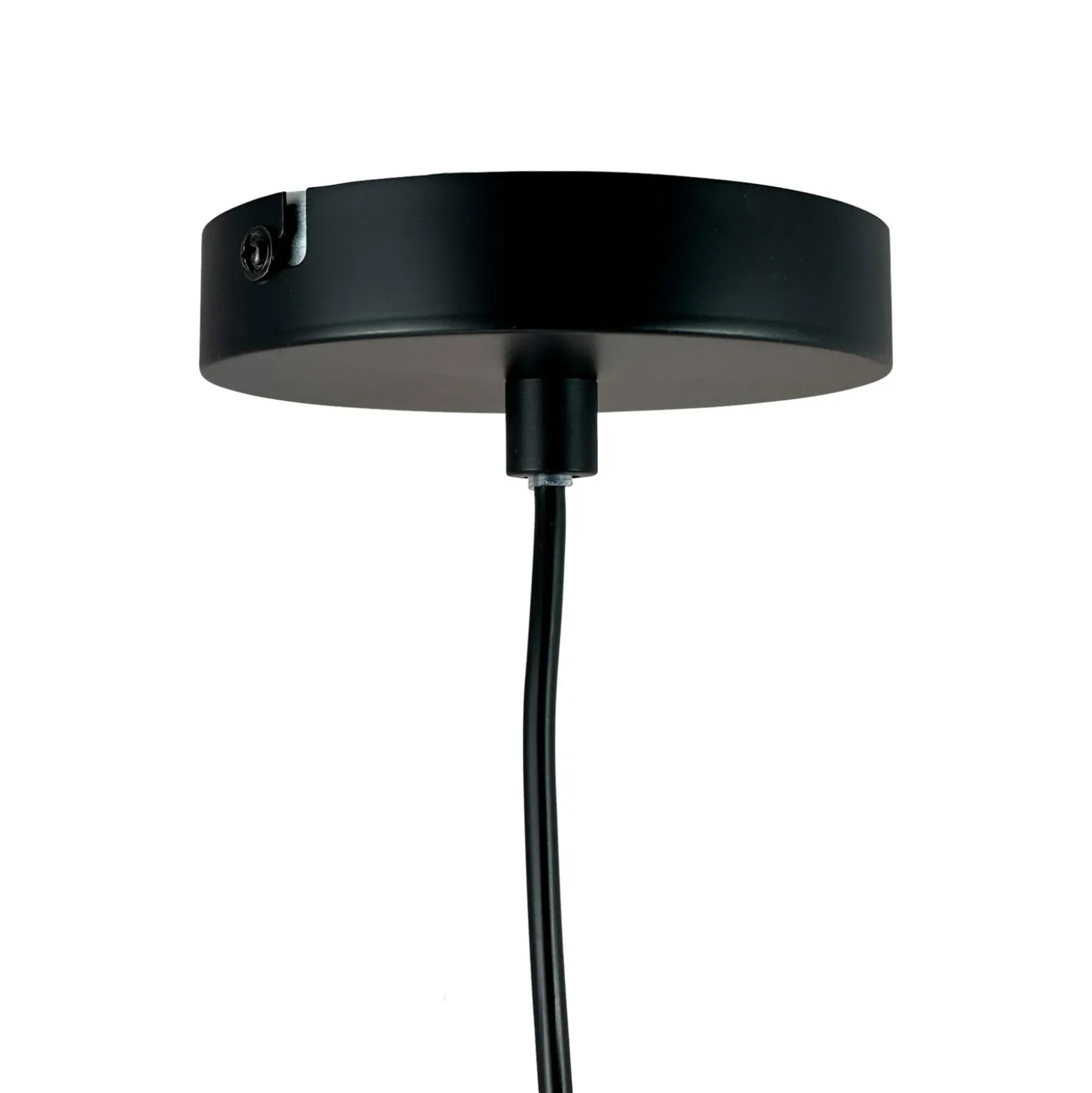 Lámpara colgante Flora de Dyberg Larsen, negro mate, Ø 60 cm, metal
