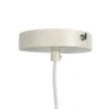 Lámpara colgante Flora de Dyberg Larsen, blanco perla, Ø 60 cm, metal