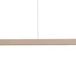 Lámpara colgante Form 4, beige, metal, 4 luces, forma cónica, casquillo E27