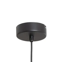 Lámpara colgante Form, negra, metal, Ø 24 cm, cónica, E27