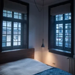 Lámpara colgante Foscarini Aplomb Mini de hormigón marrón