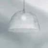 Lámpara colgante Foscarini Bump blanca esmerilada