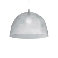 Lámpara colgante Foscarini Bump blanca esmerilada