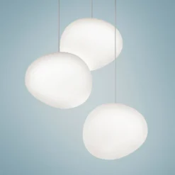 Lámpara colgante Foscarini Gregg piccola, blanca