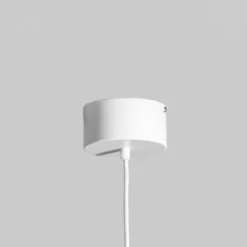 Lámpara colgante Funda, blanca, Ø 30 cm, 1 luz, metal/vidrio