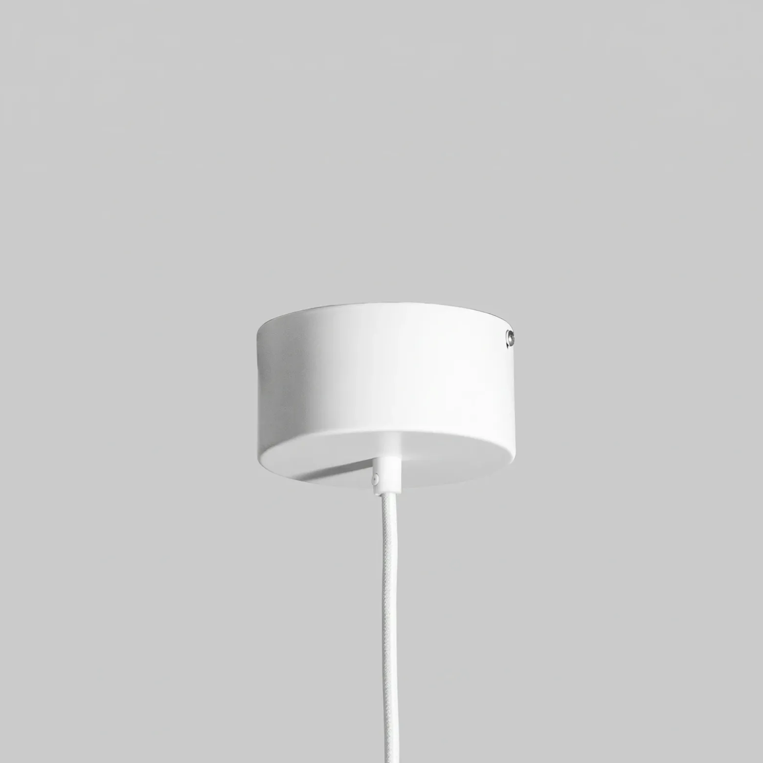 Lámpara colgante Funda, blanca, Ø 30 cm, 1 luz, metal/vidrio