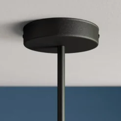 Lámpara colgante Gama 3, 3 luces, negro