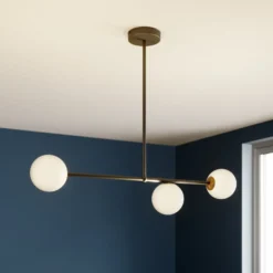 Lámpara colgante Gama 3, 3 luces, negro